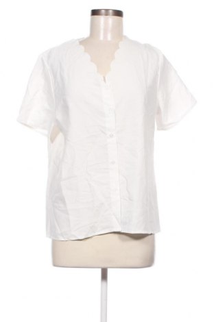 Γυναικείο πουκάμισο SHEIN, Μέγεθος L, Χρώμα Λευκό, Τιμή 5,41 €