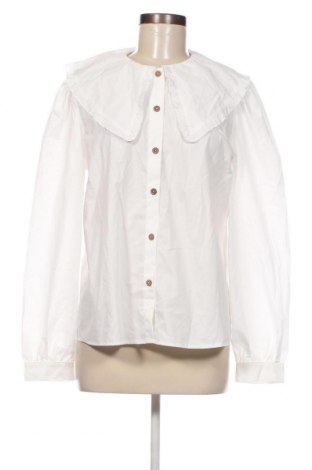 Γυναικείο πουκάμισο SHEIN, Μέγεθος L, Χρώμα Λευκό, Τιμή 6,03 €