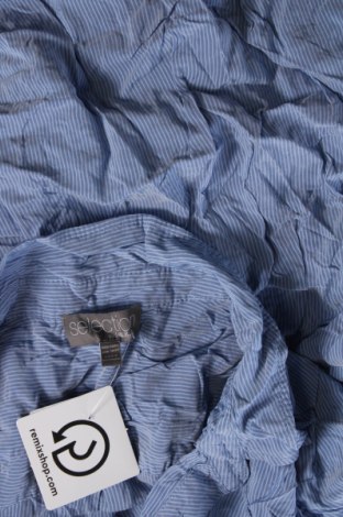 Дамска риза Selection By Ulla Popken, Размер 3XL, Цвят Син, Цена 24,00 лв.