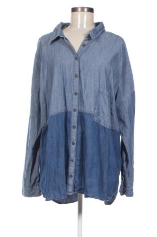 Γυναικείο πουκάμισο Sheego, Μέγεθος XXL, Χρώμα Μπλέ, Τιμή 7,37 €