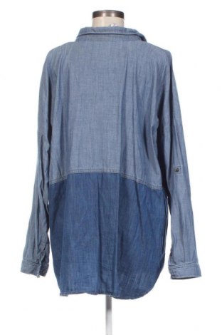 Γυναικείο πουκάμισο Sheego, Μέγεθος XXL, Χρώμα Μπλέ, Τιμή 12,28 €