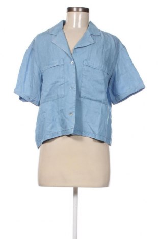 Γυναικείο πουκάμισο Stefanel, Μέγεθος S, Χρώμα Μπλέ, Τιμή 30,93 €