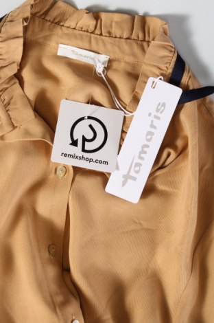 Γυναικείο πουκάμισο Tamaris, Μέγεθος S, Χρώμα  Μπέζ, Τιμή 37,11 €