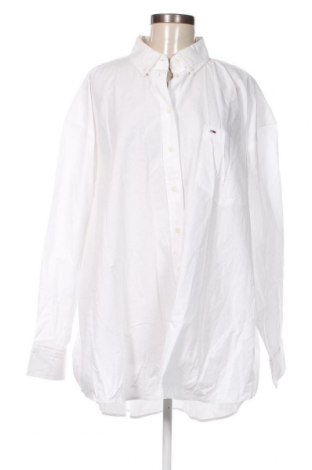 Γυναικείο πουκάμισο Tommy Jeans, Μέγεθος XL, Χρώμα Λευκό, Τιμή 34,79 €