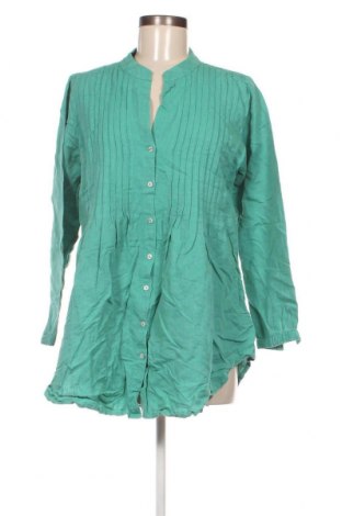 Дамска риза Two Danes, Размер M, Цвят Зелен, Цена 14,40 лв.