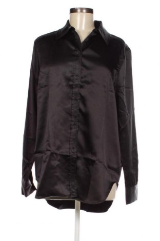Γυναικείο πουκάμισο UNFOLLOWED x ABOUT YOU, Μέγεθος M, Χρώμα Μαύρο, Τιμή 7,42 €