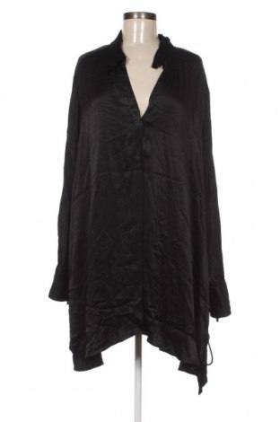 Γυναικείο πουκάμισο Ulla Popken, Μέγεθος 5XL, Χρώμα Μαύρο, Τιμή 14,85 €