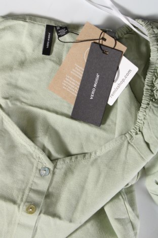 Дамска риза Vero Moda, Размер XS, Цвят Зелен, Цена 14,40 лв.