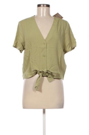 Γυναικείο πουκάμισο Vero Moda, Μέγεθος XL, Χρώμα Πράσινο, Τιμή 10,31 €