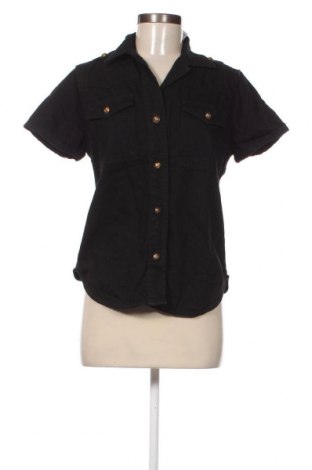 Дамска риза Zara, Размер M, Цвят Черен, Цена 20,00 лв.