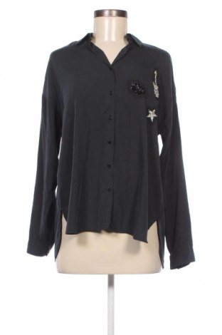 Дамска риза Zara, Размер XS, Цвят Сив, Цена 4,00 лв.