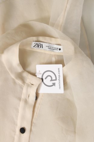 Дамска риза Zara, Размер S, Цвят Екрю, Цена 49,89 лв.