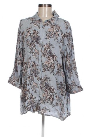 Γυναικείο πουκάμισο Zhenzi, Μέγεθος L, Χρώμα Μπλέ, Τιμή 2,78 €