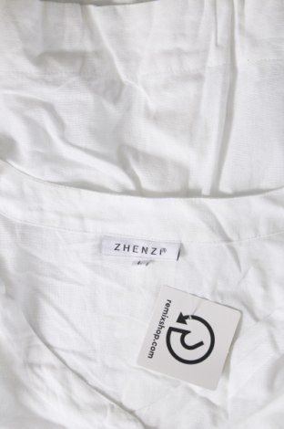 Γυναικείο πουκάμισο Zhenzi, Μέγεθος L, Χρώμα Λευκό, Τιμή 15,46 €