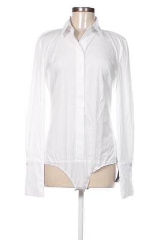 Γυναικείο πουκάμισο-κορμάκι Patrizia Pepe, Μέγεθος XL, Χρώμα Λευκό, Τιμή 114,43 €