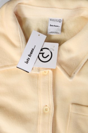 Γυναικείο πουκάμισο iets frans..., Μέγεθος XL, Χρώμα Κίτρινο, Τιμή 5,94 €