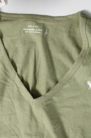 Γυναικείο t-shirt Abercrombie & Fitch, Μέγεθος S, Χρώμα Πράσινο, Τιμή 17,04 €