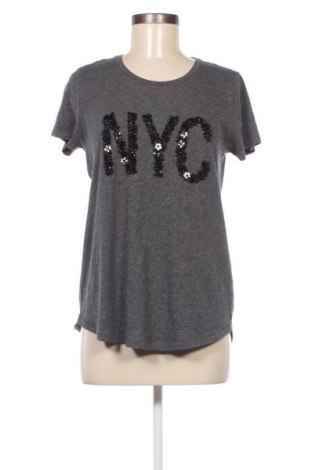 Γυναικείο t-shirt Abercrombie & Fitch, Μέγεθος M, Χρώμα Γκρί, Τιμή 12,37 €
