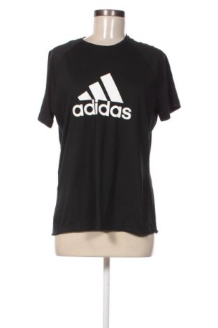 Damen T-Shirt Adidas, Größe L, Farbe Schwarz, Preis 13,92 €