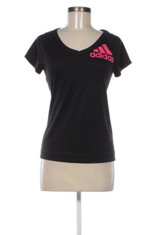 Дамска тениска Adidas, Размер S, Цвят Черен, Цена 20,00 лв.