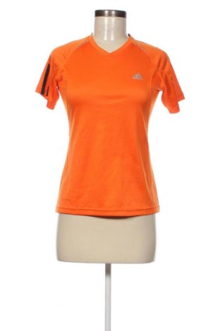 Дамска тениска Adidas, Размер S, Цвят Оранжев, Цена 19,40 лв.