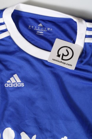 Γυναικείο t-shirt Adidas, Μέγεθος S, Χρώμα Μπλέ, Τιμή 10,51 €