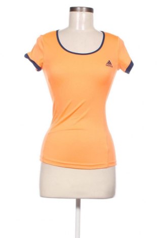 Damen T-Shirt Adidas, Größe XXS, Farbe Orange, Preis 5,83 €