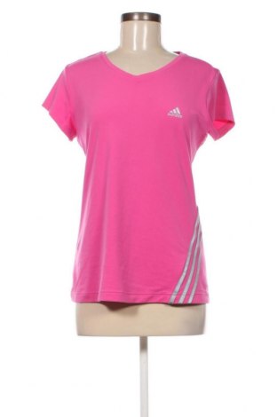 Γυναικείο t-shirt Adidas, Μέγεθος L, Χρώμα Ρόζ , Τιμή 12,37 €