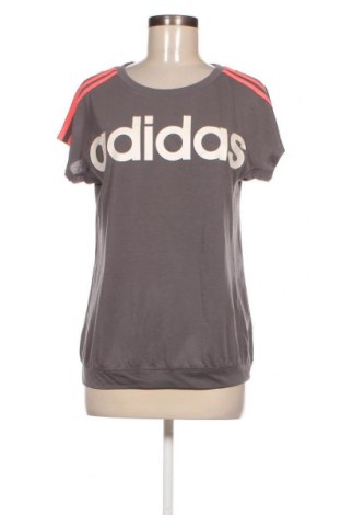 Damen T-Shirt Adidas, Größe M, Farbe Grau, Preis € 13,92