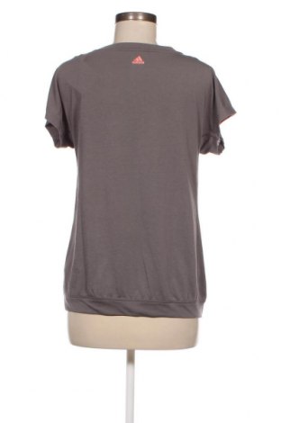 Γυναικείο t-shirt Adidas, Μέγεθος M, Χρώμα Γκρί, Τιμή 12,37 €