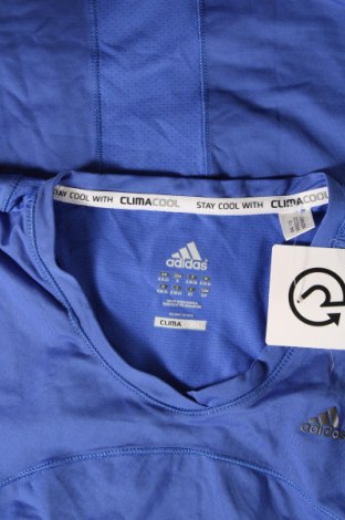 Γυναικείο t-shirt Adidas, Μέγεθος S, Χρώμα Μπλέ, Τιμή 12,37 €