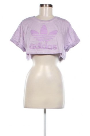 Γυναικείο t-shirt Adidas Originals, Μέγεθος S, Χρώμα Βιολετί, Τιμή 12,37 €