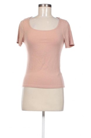 Γυναικείο t-shirt Amisu, Μέγεθος M, Χρώμα  Μπέζ, Τιμή 8,04 €