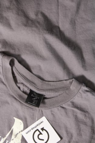 Γυναικείο t-shirt Bershka, Μέγεθος XS, Χρώμα Γκρί, Τιμή 10,82 €