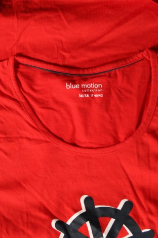 Damski T-shirt Blue Motion, Rozmiar S, Kolor Czerwony, Cena 41,58 zł