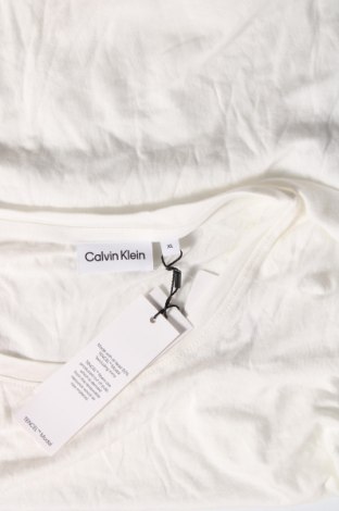 Damen T-Shirt Calvin Klein, Größe XL, Farbe Ecru, Preis 35,05 €