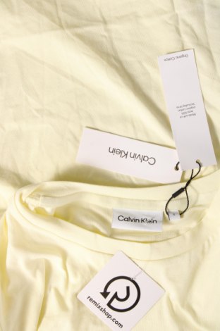 Damen T-Shirt Calvin Klein, Größe S, Farbe Gelb, Preis 35,05 €