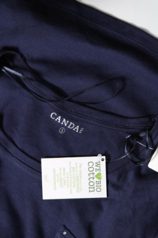 Γυναικείο t-shirt Canda, Μέγεθος S, Χρώμα Μπλέ, Τιμή 12,99 €