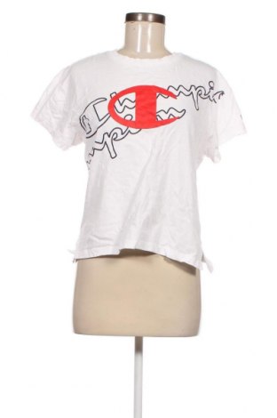 Γυναικείο t-shirt Champion, Μέγεθος L, Χρώμα Λευκό, Τιμή 5,78 €