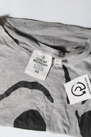 Damen T-Shirt Cheap Monday, Größe XS, Farbe Grau, Preis 7,65 €