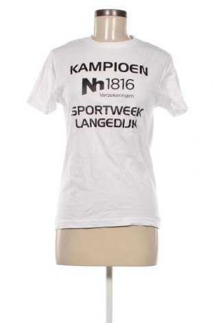 Γυναικείο t-shirt Clique, Μέγεθος XS, Χρώμα Λευκό, Τιμή 6,19 €