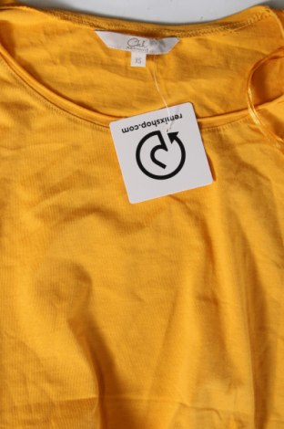 Damen T-Shirt Clockhouse, Größe XS, Farbe Gelb, Preis 9,05 €