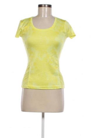 Γυναικείο t-shirt Crivit, Μέγεθος XS, Χρώμα Κίτρινο, Τιμή 3,06 €