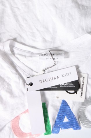 Γυναικείο t-shirt Decjuba, Μέγεθος M, Χρώμα Λευκό, Τιμή 35,88 €