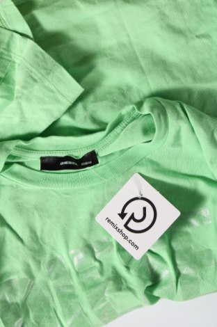 Γυναικείο t-shirt Diesel, Μέγεθος M, Χρώμα Πράσινο, Τιμή 30,31 €