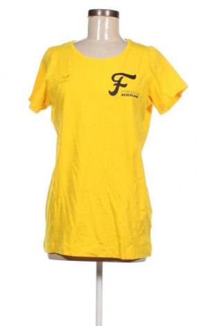 Γυναικείο t-shirt Erima, Μέγεθος L, Χρώμα Κίτρινο, Τιμή 6,67 €