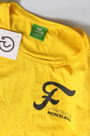 Γυναικείο t-shirt Erima, Μέγεθος XS, Χρώμα Κίτρινο, Τιμή 4,98 €