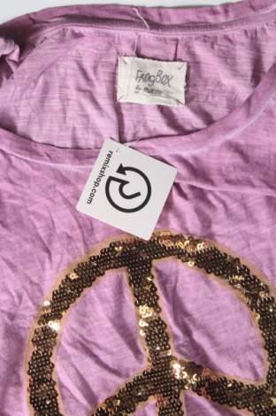 Γυναικείο t-shirt Frogbox, Μέγεθος M, Χρώμα Βιολετί, Τιμή 14,85 €