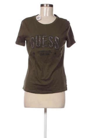 Γυναικείο t-shirt Guess, Μέγεθος M, Χρώμα Πράσινο, Τιμή 32,47 €