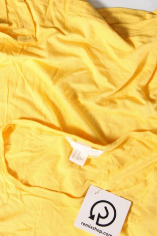 Damski T-shirt H&M, Rozmiar XS, Kolor Żółty, Cena 23,70 zł